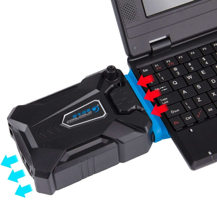 Ice Troll III Gaming Laptop Notebook Cooling Pad Mute Air Extracting Cooling Fan Turbo Heat Radia...