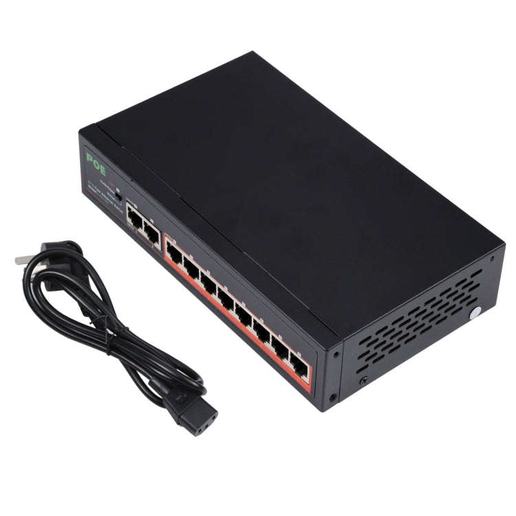 8 Ports 10/100Mbps POE Switch IEEE802.3af Power Over Ethernet Network Switch for IP Camera VoIP P...
