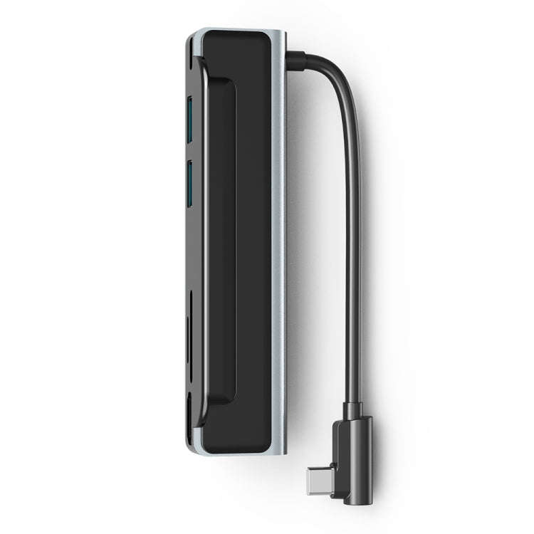 AD-065 6 in 1 USB-C / Type-C to 4K HDMI + SD / TF Card Slot + Type-C + 2 USB 3.0 Back Clip Style ...