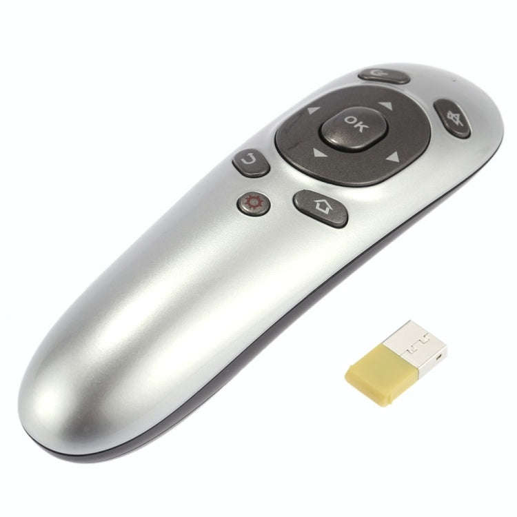 PR-07 2.4G Multifunctional 6-axis Gyro PC Wireless Presenter Remote Control PPT Presentation Air ...
