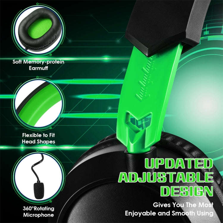 KOTION EACH G3100 Stereo Bass Gaming Headset with Omni-directional Mic,Cable Length: 1.7m(Black+G...