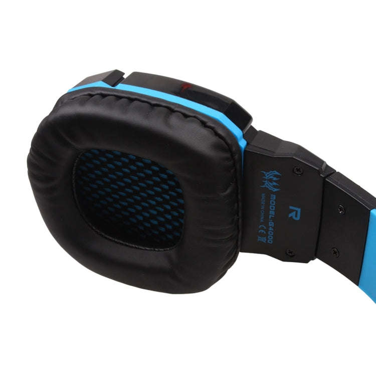 KOTION EACH G4000 Stereo Gaming Headphone Headset Headband with Mic Volume Control LED Light for ...