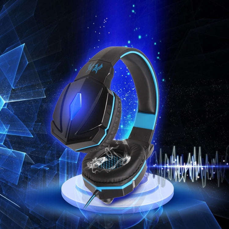 KOTION EACH G4000 Stereo Gaming Headphone Headset Headband with Mic Volume Control LED Light for ...