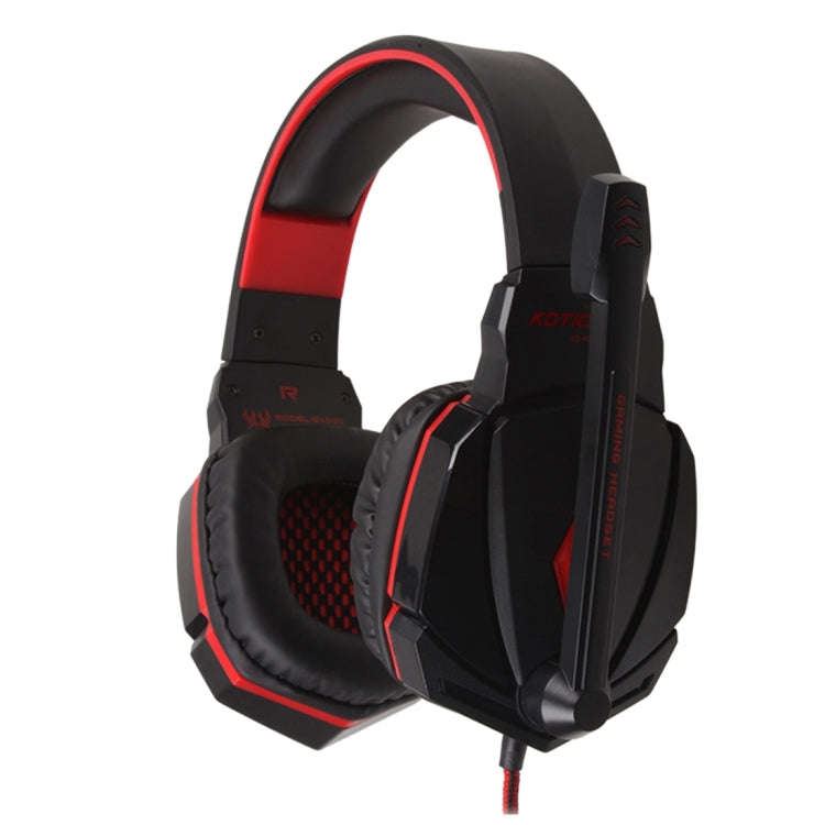 KOTION EACH G4000 Stereo Gaming Headphone Headset Headband with Mic Volume Control LED Light for ...
