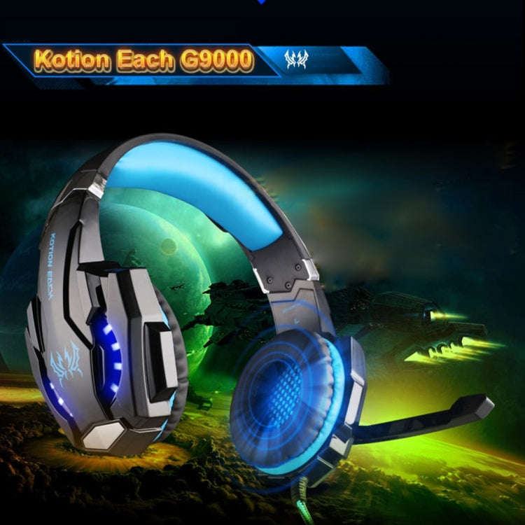 KOTION EACH G9000 3.5mm Game Gaming Headphone Headset Earphone Headband with Microphone LED Light...