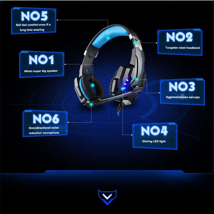 KOTION EACH G9000 3.5mm Game Gaming Headphone Headset Earphone Headband with Microphone LED Light...
