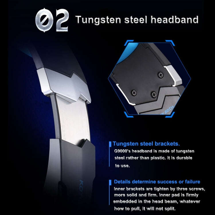 KOTION EACH G9000 3.5mm Game Gaming Headphone Headset Earphone Headband with Microphone LED Light...