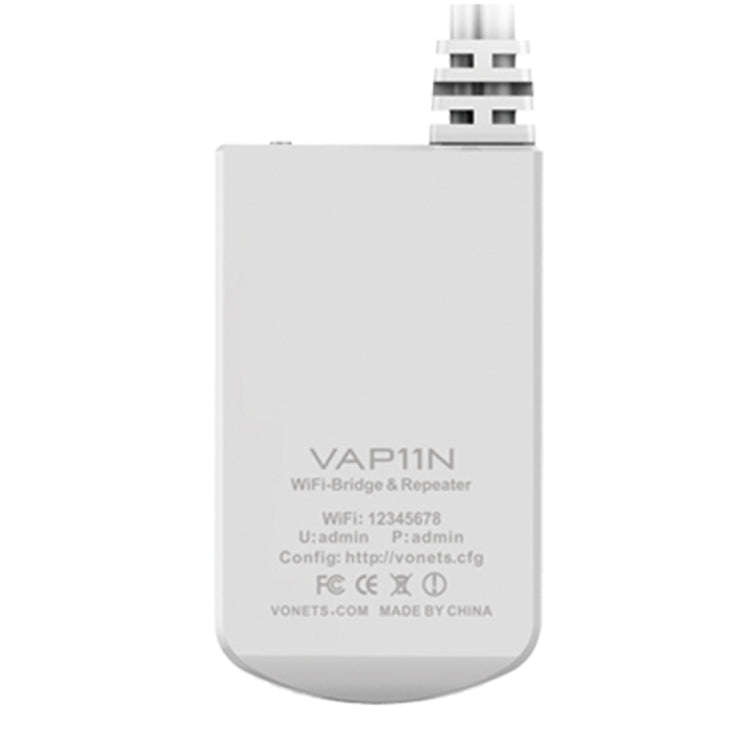 VONETS VAP11N Mini WiFi 300Mbps Repeater WiFi Bridge, Best Partner of IP Device / IP Camera / IP ...