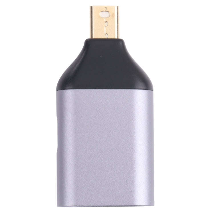 2 in 1 4K 60Hz Mini DP Male to USB-C / Type-C Charging + USB-C / Type-C Female Adapter