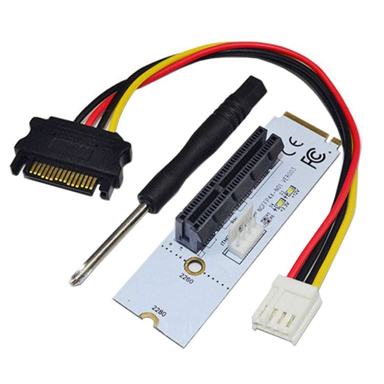 NGFF M.2 Key M to PCI-E 1X / 4X / 8X / 16X Graphics Card Mining Slot Adapter Riser Converter Card...