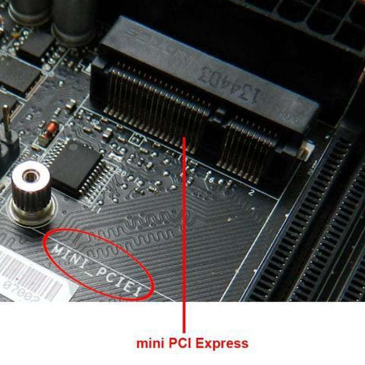 MINI PCI-E to USB 3.0 Front 19 Pin Desktop PC Expansion Card with 4 Pin Power Connection Port (Blue)