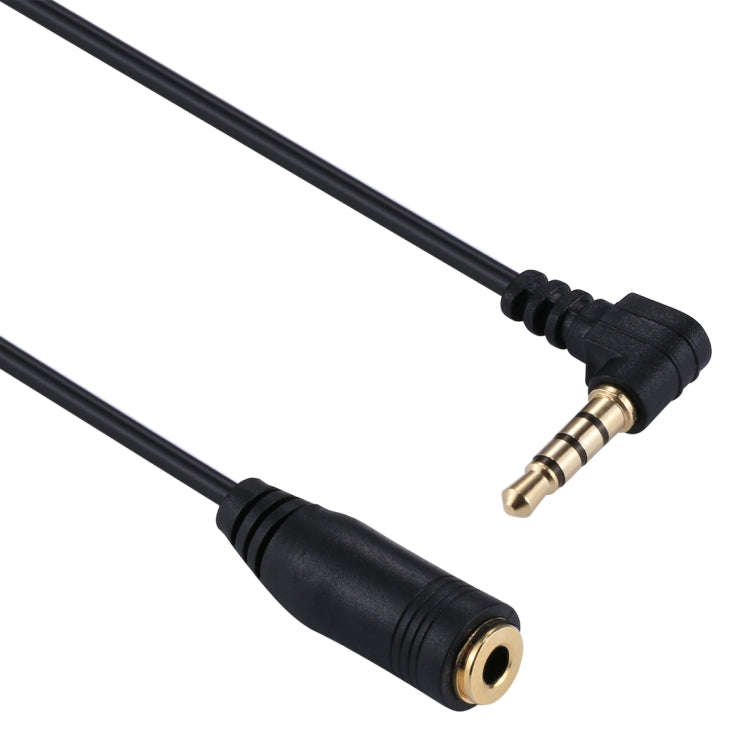 20cm 3.5mm Jack Audio Male to Female Headset Microphone Extension Cable(Black)