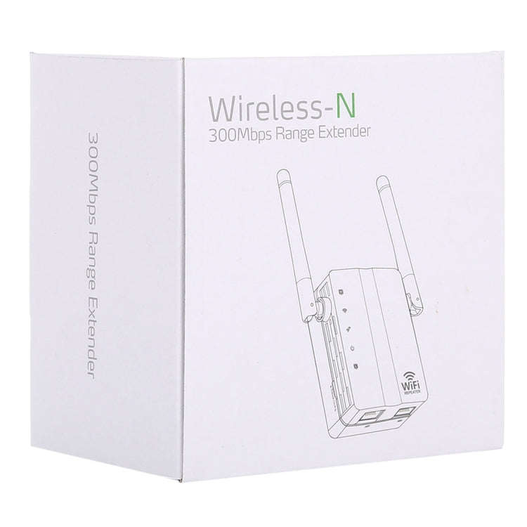 300Mbps Wireless-N Range Extender WiFi Repeater Signal Booster Network Router with 2 External Ant...