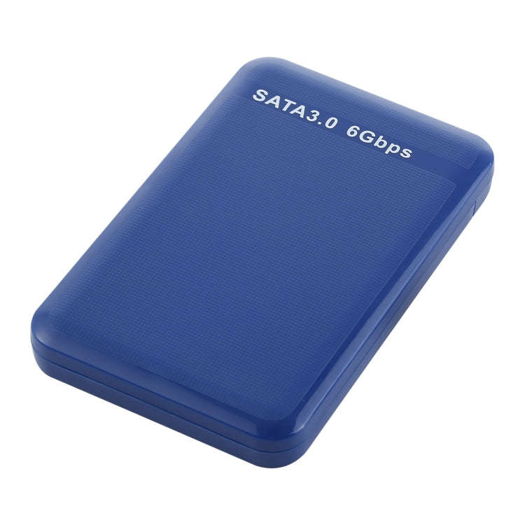2.5 inch HDD Enclosure 6Gbps SATA 3.0 to USB 3.0 Hard Disk Drive Box External Case(Blue)