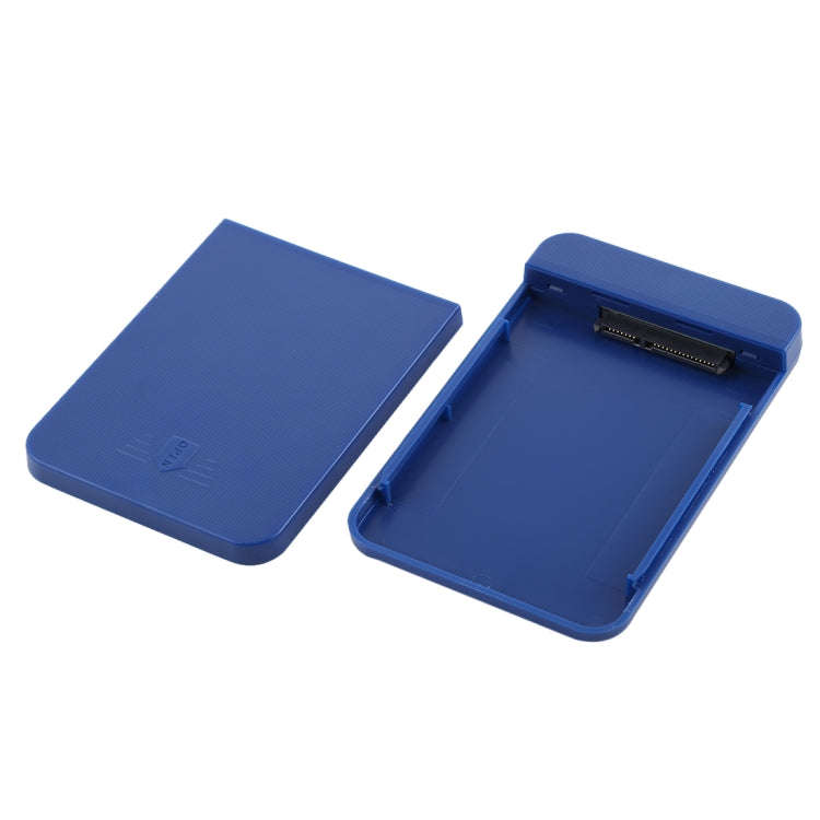 2.5 inch HDD Enclosure 6Gbps SATA 3.0 to USB 3.0 Hard Disk Drive Box External Case(Blue)