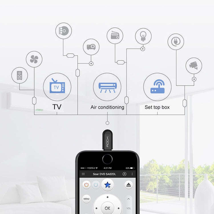 Easy to Control 3 Generation Mobile Phone Wireless Smart Remote Control for Apple universal mobil...