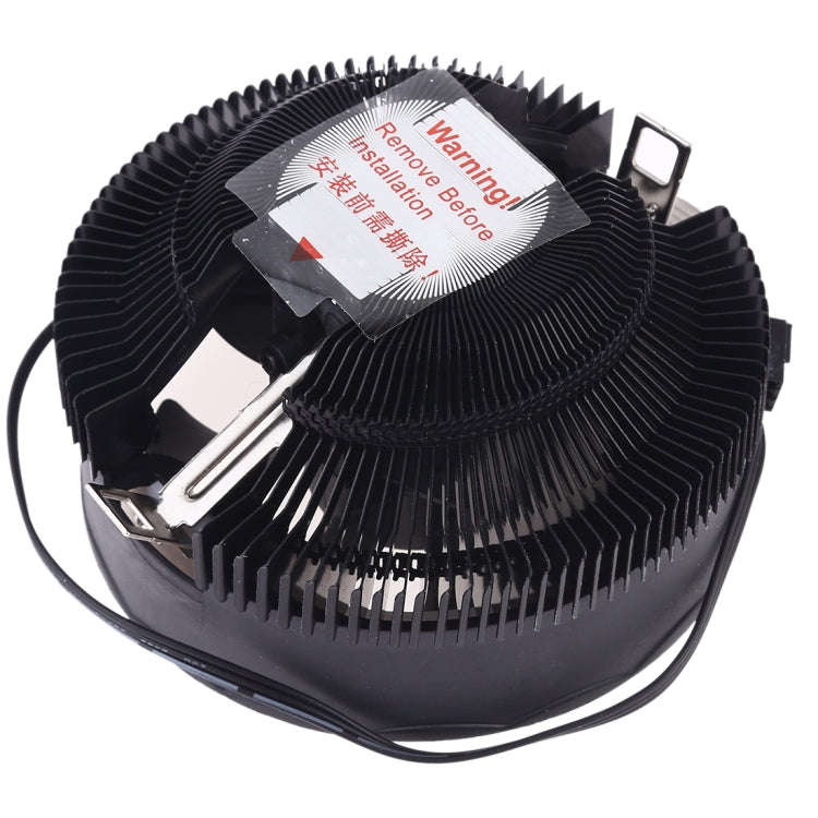 3 Pin Computer Components Chassis Fan Host Silent Cooling Fan with RGB Color Light for Intel: 177...