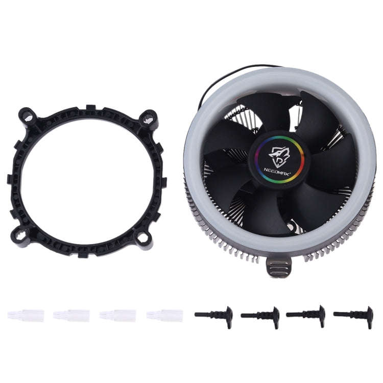 3 Pin Computer Components Chassis Fan Host Silent Cooling Fan with RGB Color Light for Intel: 177...