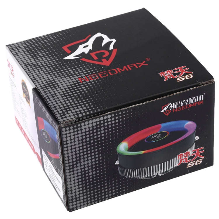 3 Pin Computer Components Chassis Fan Host Silent Cooling Fan with RGB Color Light for Intel: 177...