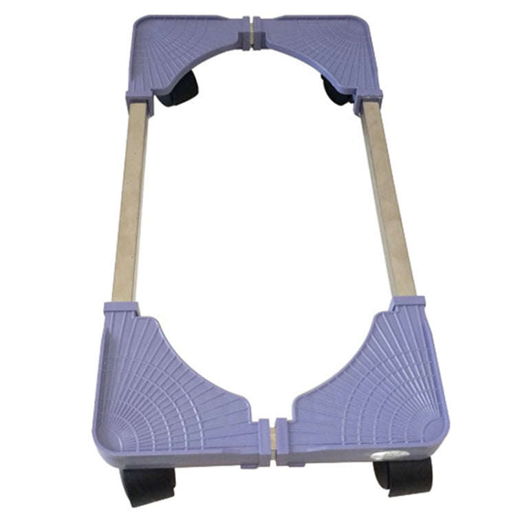 Computer Mainframe Host Adjustable Mobile Base Bracket with Wheel, 43-55cm Length Adjustable, 22-...