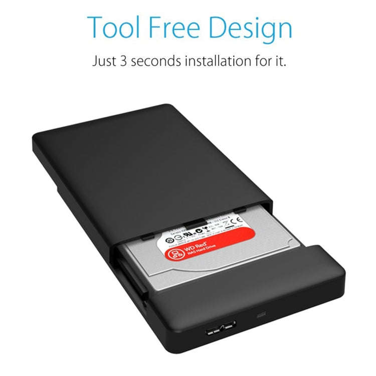 ORICO 2588US3 USB3.0 External Hard Disk Box Storage Case for 2.5 inch SATA HDD / SSD 9.5mm Laptop...
