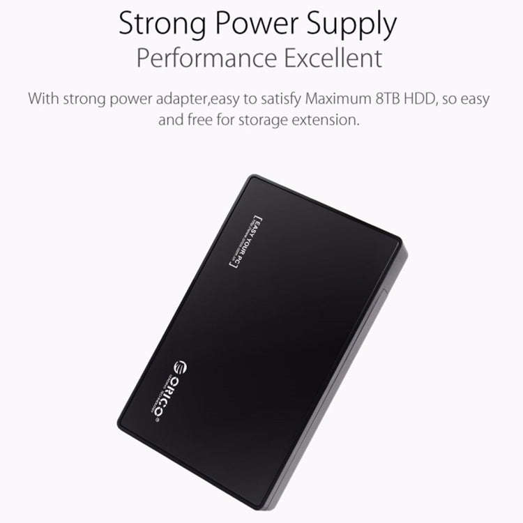 ORICO 3588US3 USB 3.0 Type-B 2.5 / 3.5 inch SSD / SATA HDD Enclosure Storage Hard Disk Box for La...