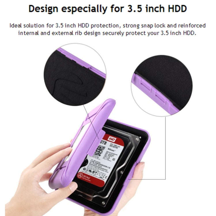 ORICO PHX-35 3.5 inch SATA HDD Case Hard Drive Disk Protect Cover Box(Purple)