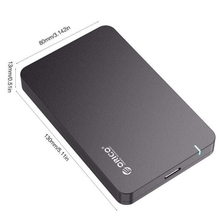 ORICO 2569S3 USB3.0 Micro-B External Hard Disk Box Storage Case for 9.5mm 2.5 inch SATA HDD / SSD...
