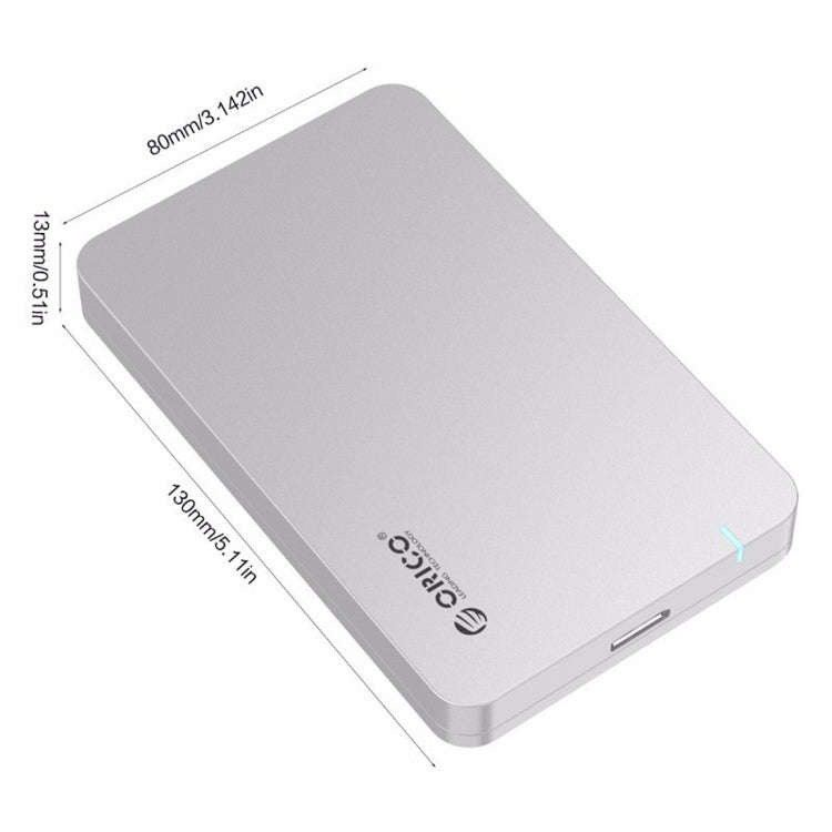 ORICO 2569S3 USB3.0 Micro-B External Hard Disk Box Storage Case for 9.5mm 2.5 inch SATA HDD / SSD...