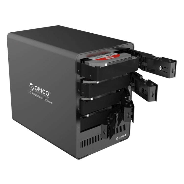 ORICO 9558RU3 5-bay USB 3.0 Type-B Aluminum 3.5 inch SATA HDD Enclosure Storage Hard Disk Box, Su...