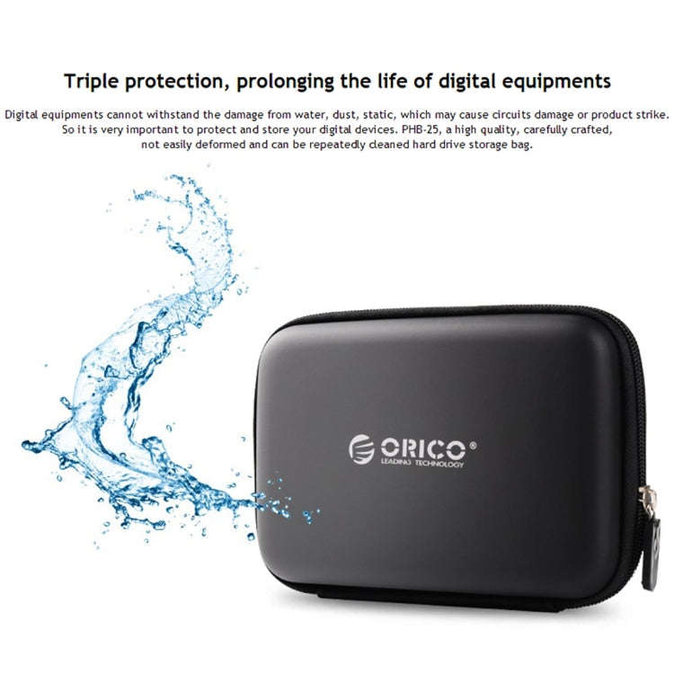 ORICO PHB-25 2.5 inch SATA HDD Case Hard Drive Disk Protect Cover Box(Blue)
