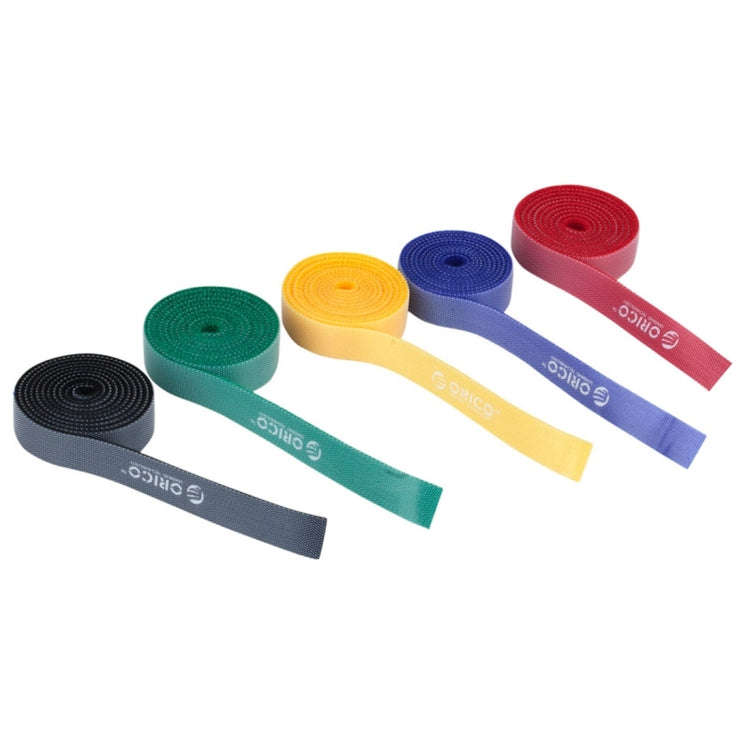 ORICO CBT-5S 5 in 1 Colors Reusable & Dividable Hook and Loop Sticky Cable Ties for Data Cable / ...