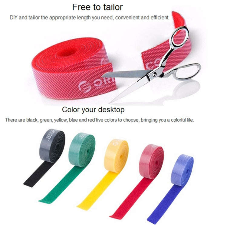 ORICO CBT-5S 5 in 1 Colors Reusable & Dividable Hook and Loop Sticky Cable Ties for Data Cable / ...