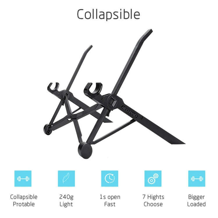 NEXSTAND Portable Adjustable Foldable Desk Holder Stand for Laptop / Notebook, Suitable for: More...