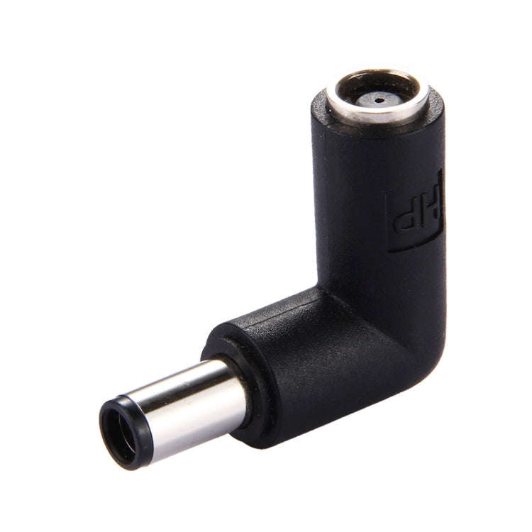 DC 7406 Male  to DC 7406 Female Connector Power Adapter for HP Laptop Notebook, 90 Degree Right A...
