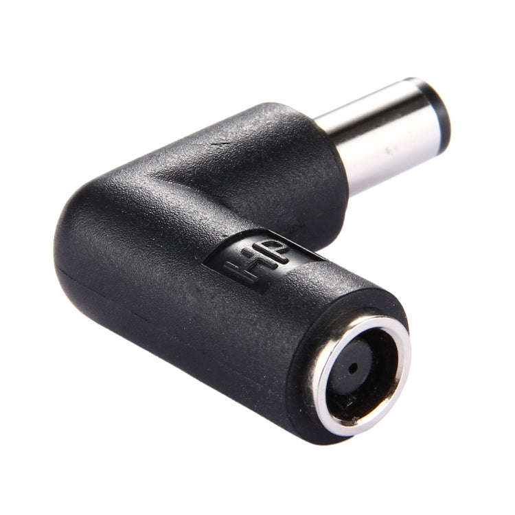 DC 7406 Male  to DC 7406 Female Connector Power Adapter for HP Laptop Notebook, 90 Degree Right A...