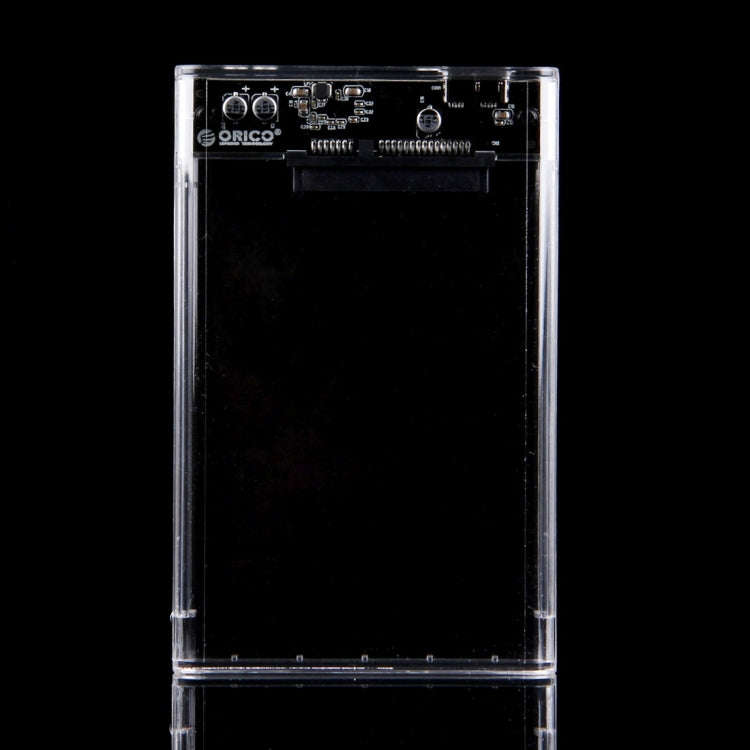 ORICO 2139U3-CR USB3.0 Transparent External Hard Disk Box Storage Case for 9.5mm 2.5 inch SATA HD...