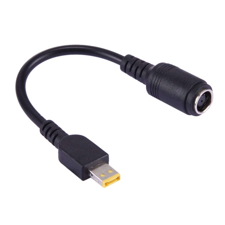 7.9x5.5mm Female to Lenovo Small Square Male Power Adapter Cable for Lenovo Laptop Notebook, Leng...