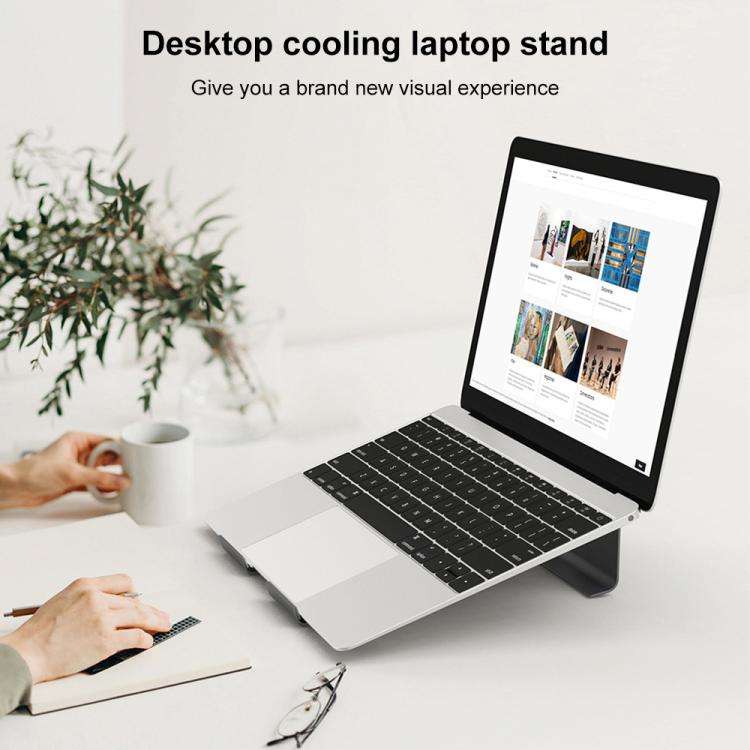 Aluminum Cooling Stand for Laptop, Suitable for Mac Air, Mac Pro,  iPad, and Other 11-17 inch Lap...