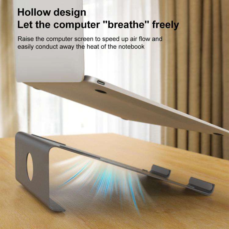 Aluminum Cooling Stand for Laptop, Suitable for Mac Air, Mac Pro,  iPad, and Other 11-17 inch Lap...