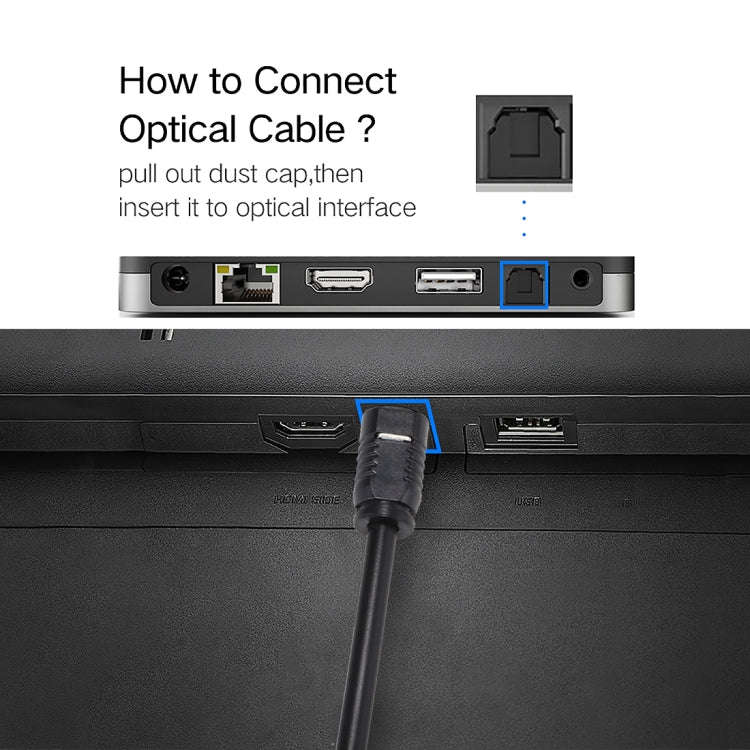 EMK 2m OD4.0mm Toslink Male to Male Digital Optical Audio Cable