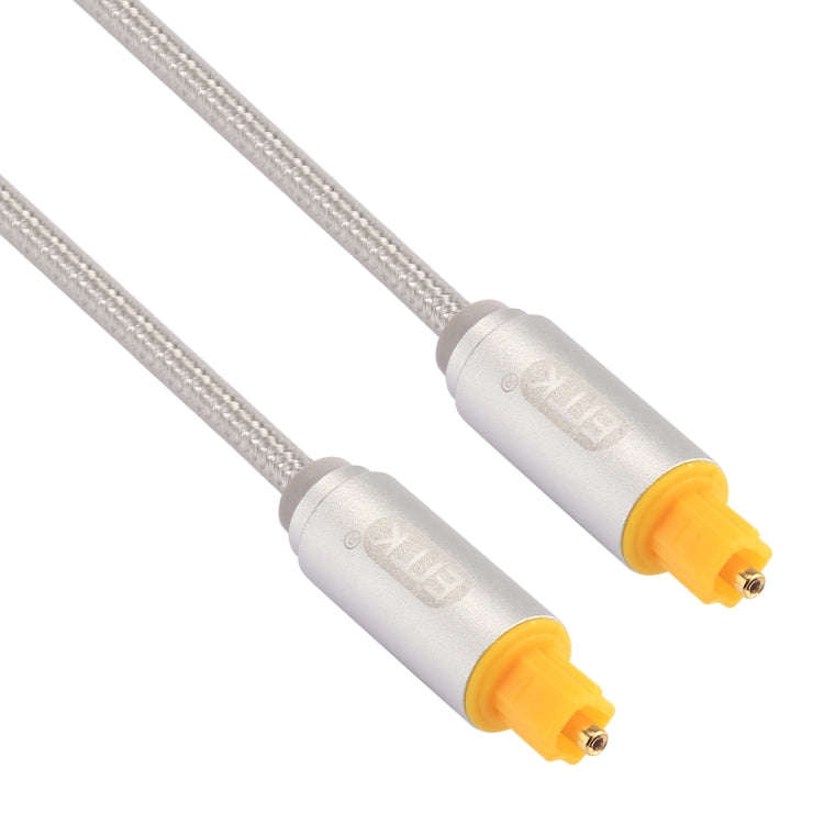 EMK 3m OD4.0mm Gold Plated Metal Head Woven Line Toslink Male to Male Digital Optical Audio Cable...