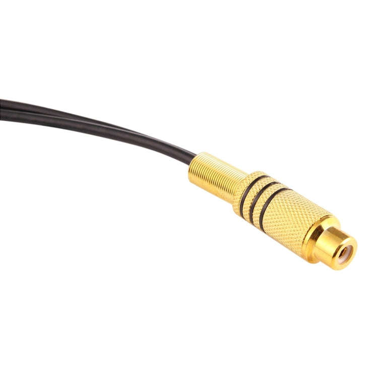 15cm RCA Female to  FAKRA Male + FAKRA Z Type Female RG174 Cable with Spring