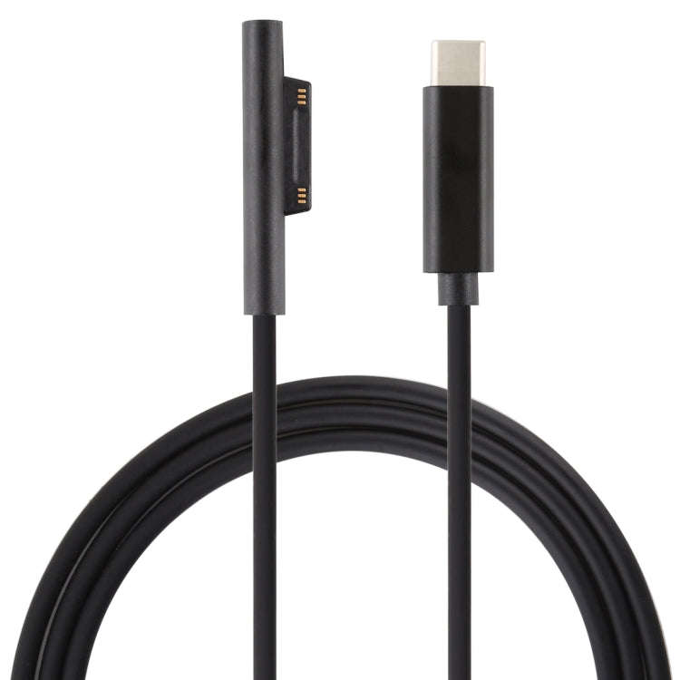 USB-C / Type-C to 6 Pin Magnetic Male Laptop Power Charging Cable for Microsoft Surface Pro 7 / 6...