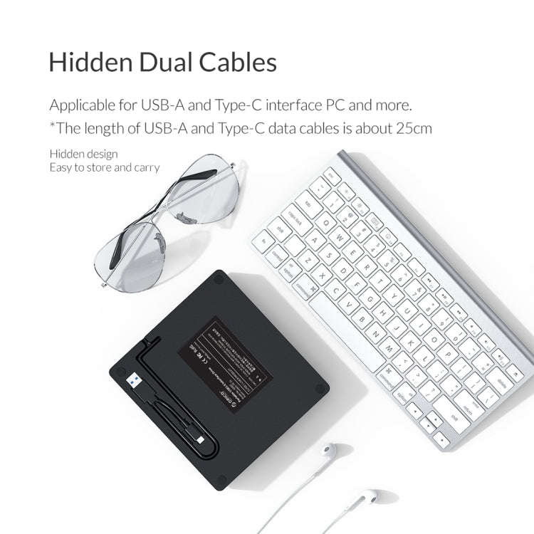 ORICO DVD-XD007 Portable USB 3.0 Interface External CD DVD Optical Drive CD/DVD-RW Recorder
