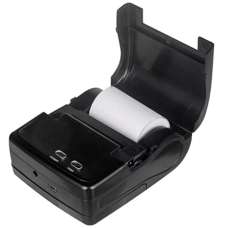 QS-5802 Portable 58mm Bluetooth Receipt 8-pin Matrix Printer(Black)