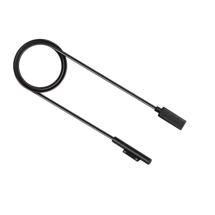 USB-C / Type-C Female to 6 Pin Male Laptop PD Fast Charging Cable for Microsoft Surface Pro 7 / 6...