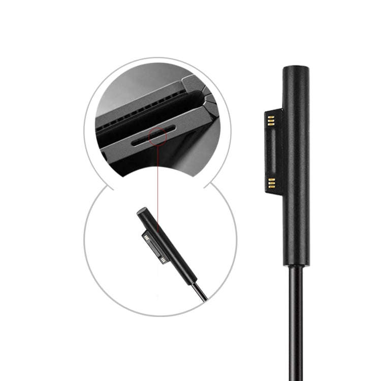 USB-C / Type-C Female to 6 Pin Male Laptop PD Fast Charging Cable for Microsoft Surface Pro 7 / 6...