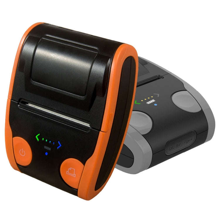 QS-5806 Portable 58mm Bluetooth POS Receipt Thermal Printer(Orange)