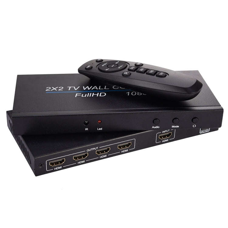 BT14 2X2 HDMI TV Wall Controller Multi-screen Splicing Processor